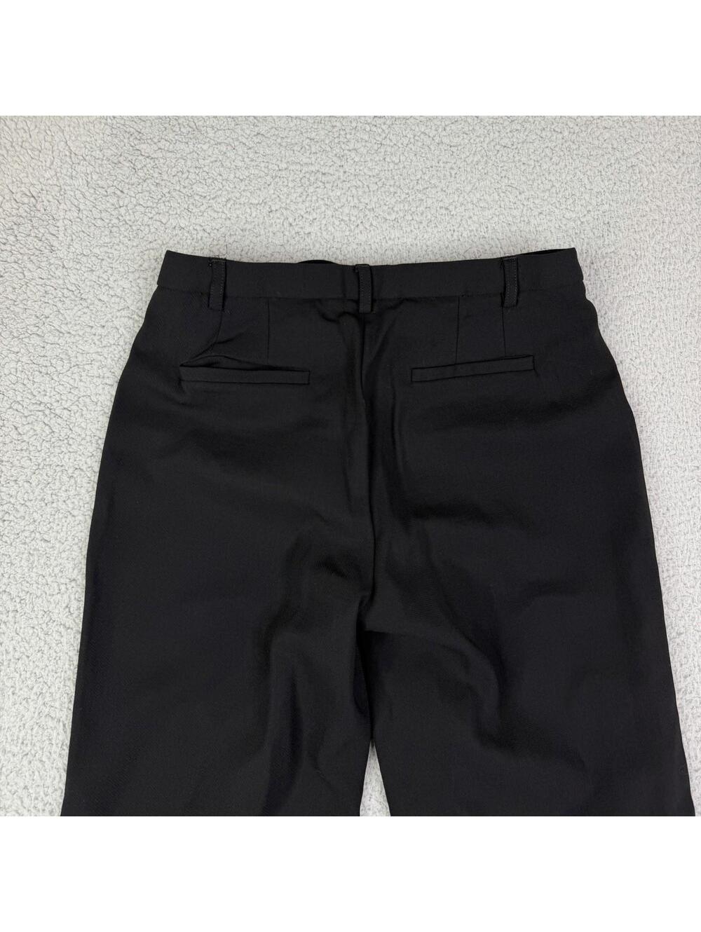 J.CREW 100% Wool Black Trousers Pants Lined Women's P6 (26x28) Made in Japan - Picture 10 of 12